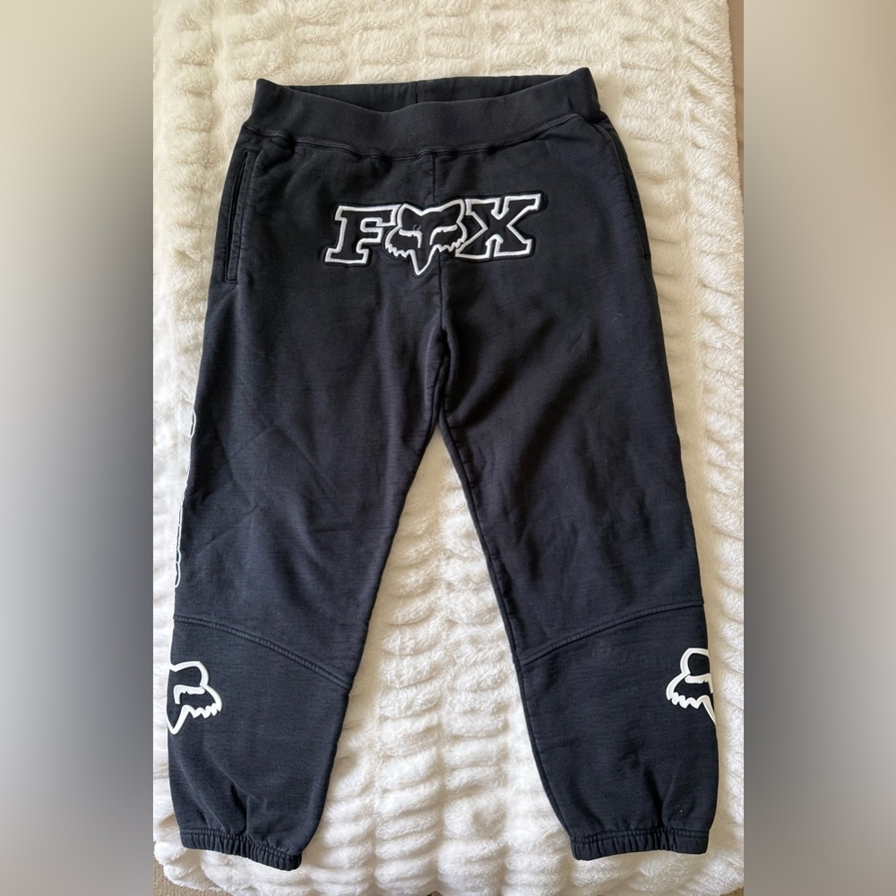 Supreme x FOX Black Sweatpants